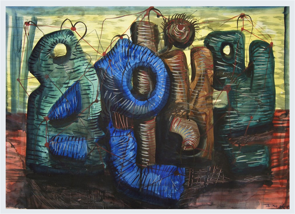Paintings on paper